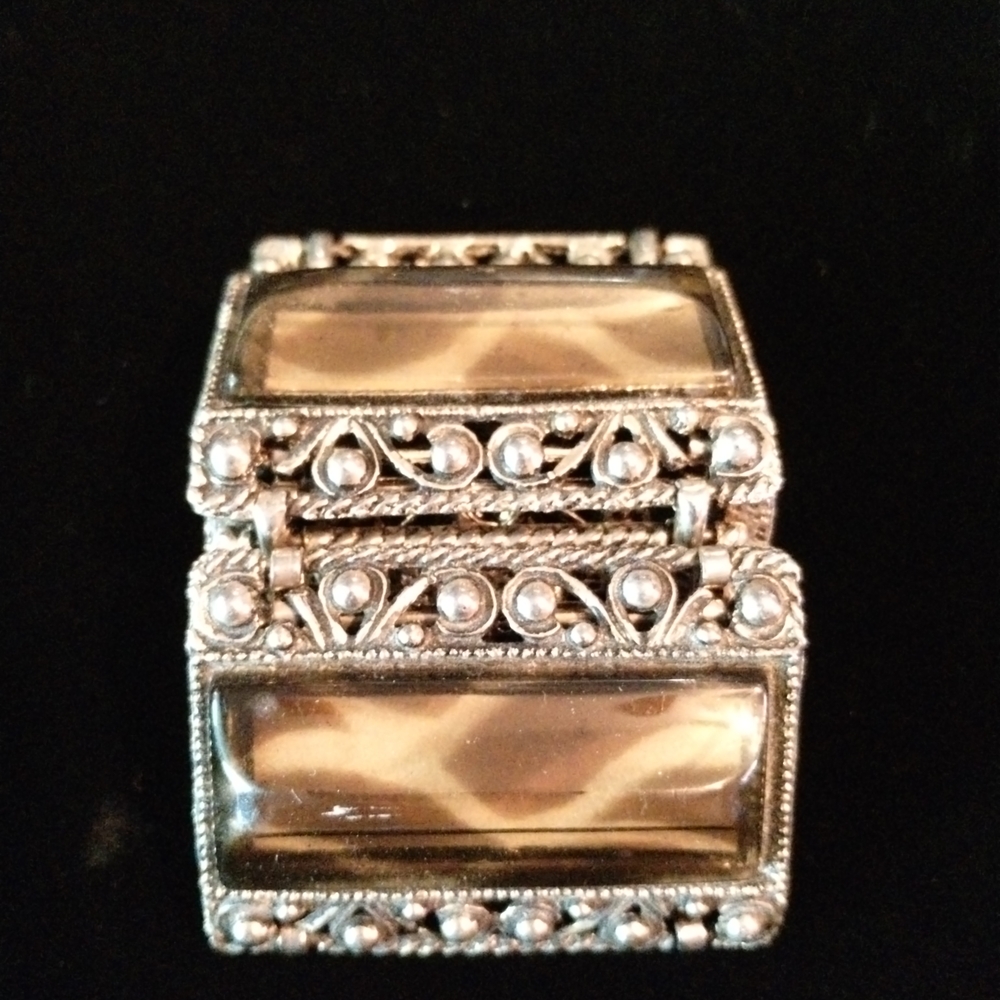 Elegant Silver and Gold-Toned Bracelet